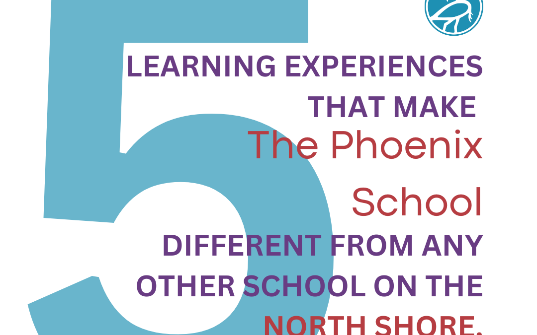 5 learning experiences that make Phoenix different from any other school on the North Shore.